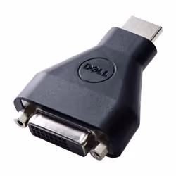 DELL 492-11681, 19-pin HDMI-A M, 24-pin DVI FM, Noir