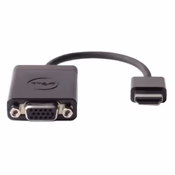 DELL Adaptateur HDMI vers VGA, 0,17 m, HDMI, VGA (D-Sub), Mâle, Femelle, Droit