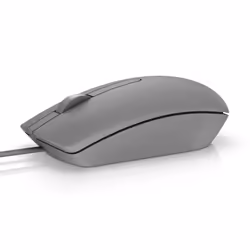 DELL MS116, Ambidextre, Optique, USB Type-A, 1000 DPI, Gris