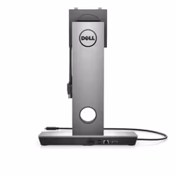DELL DS1000, Avec fil, USB 3.2 Gen 1 (3.1 Gen 1) Type-C, 3,5 mm, USB Type-A, 10,100,1000 Mbit/s, Noir, Argent
