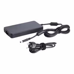 DELL adaptateur CA 180 watts à trois broches avec cordon d’alimentation de 6 pieds