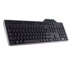 DELL KB813, Taille réelle (100 %), USB, QWERTY, Noir