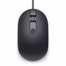 DELL MS819, Ambidextre, Optique, USB Type-A, 1000 DPI, Noir
