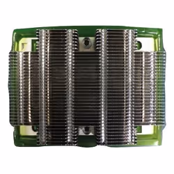 DELL 412-AAMF, Dissipateur thermique/Radiateur, Noir, Vert, Argent
