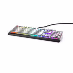 Alienware AW510K, Taille réelle (100 %), Avec fil, USB, Clavier mécanique, LED RGB, Noir, Blanc