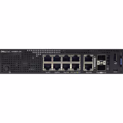 DELL N-Series N1108EP-ON Géré L2 Gigabit Ethernet (10/100/1000) Connexion Ethernet, supportant l'alimentation via ce port (PoE) 1U Noir