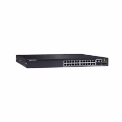 DELL N2224PX-ON Géré L3 Gigabit Ethernet (10/100/1000) Connexion Ethernet, supportant l'alimentation via ce port (PoE) 1U Noir