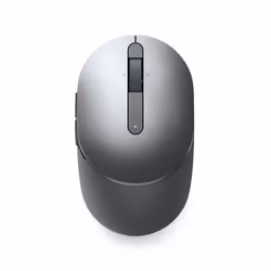 DELL Souris sans fil Mobile Pro - MS5120W - Titan Gray, Ambidextre, Optique, RF sans fil + Bluetooth, 1600 DPI, Gris, Titane