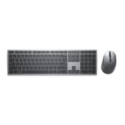 DELL KM7321W clavier Souris incluse RF sans fil + Bluetooth QWERTY Anglais britannique Gris, Titane