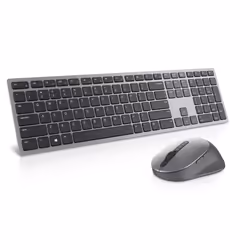 DELL KM7321W clavier Souris incluse RF sans fil + Bluetooth QWERTY Anglais britannique Gris, Titane - Vue supplémentaire 5