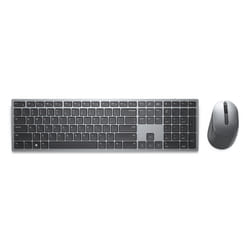 DELL KM7321W clavier Souris incluse Bureau RF sans fil + Bluetooth QWERTY Russe Gris, Titane