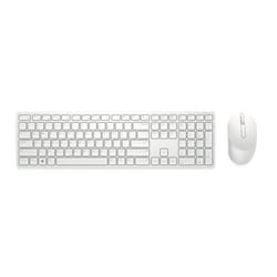 DELL KM5221W clavier Souris incluse Bureau RF sans fil QWERTY Russe Blanc
