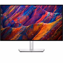 DELL UltraSharp Écran 4K 27 avec hub USB-C ��� U2723QE, 68,6 cm (27"), 3840 x 2160 pixels, 4K Ultra HD, LCD, 8 ms, Argent