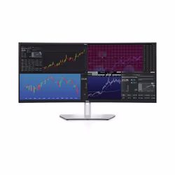 DELL UltraSharp U3824DW LED display 37.5" Wide Quad HD+ LCD Noir, Argent