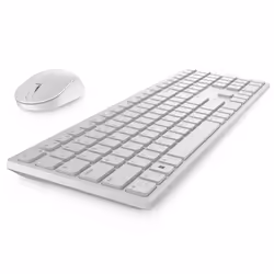 DELL KM5221W clavier Souris incluse RF sans fil QWERTZ Tchèque, Slovaque Blanc