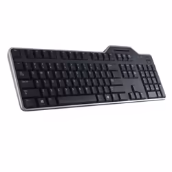 DELL KB813, Taille réelle (100 %), Avec fil, USB, QWERTZ, Noir