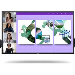 DELL P5524QT Écran plat interactif 55" LCD 350 cd/m² 4K Ultra HD Noir Écran tactile