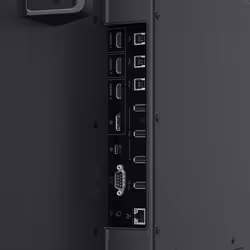 DELL P6524QT Écran plat interactif 64.5" LCD 350 cd/m² 4K Ultra HD Noir Écran tactile - Vue supplémentaire 7