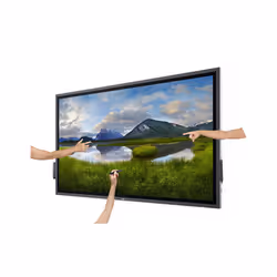 DELL P6524QT Écran plat interactif 64.5" LCD 350 cd/m² 4K Ultra HD Noir Écran tactile - Vue supplémentaire 8