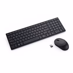 DELL KM555 clavier Souris incluse Universel RF sans fil + Bluetooth AZERTY Belge Noir - Vue supplémentaire 3