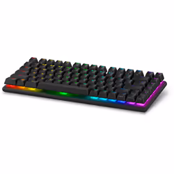 Alienware Pro Wireless Gaming Keyboard, 75%, USB + RF Wireless + Bluetooth, Clavier mécanique, LED RGB, Noir