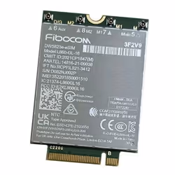 DELL DW5823E, Interne, Avec fil, PCI Express, WWAN, Vert