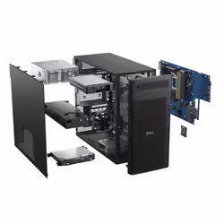 DELL Pro Max FCT2250 T2 Intel Core Ultra 7 265 32 Go DDR5-SDRAM 1 To SSD NVIDIA RTX A1000 Windows 11 Pro Tower PC Noir - Vue supplémentaire 5