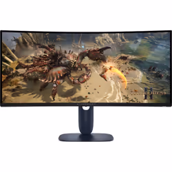 Alienware AW3425DWM, 86,4 cm (34"), 3440 x 1440 pixels, Wide Quad HD, LCD, 4 ms, Noir, Bleu