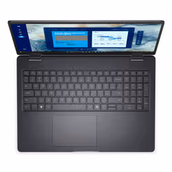 DELL Pro 16 PC16250 Intel Core Ultra 5 225U Ordinateur portable 40,6 cm (16") Full HD+ 16 Go DDR5-SDRAM 512 Go SSD Wi-Fi 6E (802.11ax) Windows 11 Pro Français Noir - Vue supplémentaire 4