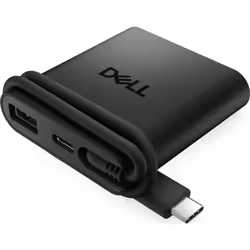 DELL DA225 Avec fil USB 3.2 Gen 1 (3.1 Gen 1) Type-C Noir - Vue supplémentaire 2