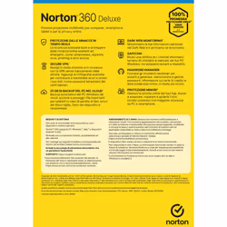 NortonLifeLock Norton 360 Deluxe Antivirus security Italien 1 licence(s) 1 année(s)
