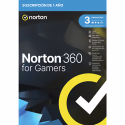 NortonLifeLock 360 for Gamers, 1 licence(s), 1 année(s), Base, Support physique