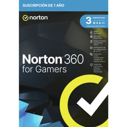 NortonLifeLock 360 for Gamers Sécurité antivirus Base Espagnol 1 licence(s) 1 année(s)