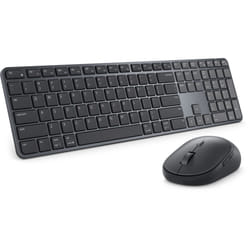 DELL Pro 7 Slim KM726 clavier Souris incluse maison/bureau RF sans fil + Bluetooth AZERTY Français Noir