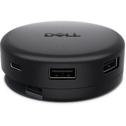 DELL DA326 Avec fil USB 3.2 Gen 1 (3.1 Gen 1) Type-C Noir