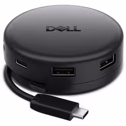 DELL DA326 Avec fil USB 3.2 Gen 1 (3.1 Gen 1) Type-C Noir - Vue supplémentaire 4