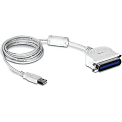 Trendnet TU-P1284 câble parallèle Bleu 2 m