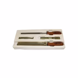 Domaine d'application : Porte-lime pour entretenir la lame à scier Lime plate pour entretenir le réglage en profondeur Curett ...
