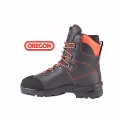 Bottines de bûcherons Oregon Waipoua Ces bottines de la marque Oregon sont en cuir vachette très résistant et de haute qualit ...