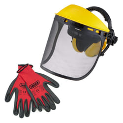 Oregon - Kit sécurité du visage pour travaux forestiers et jardin : visière + protège-oreilles 581188