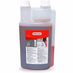 Huile pour moteur deux temps : 1 L d'huile rouge premium, compatible avec les carburants sans plomb, améliore la lubrificatio ...