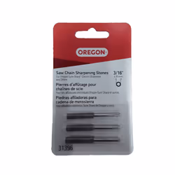 Découvrez le Affûtage & nettoyage Lot de 3 pierres à aiguiser non filetées pour tronçonneuse 3/16' - OREGON 31396. Affûtage & ...