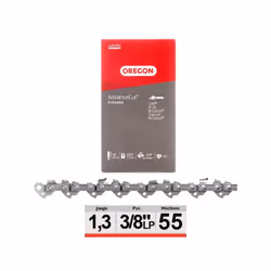 Chaine tronçonneuse AdvanceCut 91PX055E 3/8"LP .050 55 dents La chaine de tronçonneuse 91PX055E fait partie de la famille Adv ...