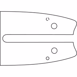 Rail de guidage pour tronçonneuse Oregon 160SXEA074 16''; 40 cm; 3/8''; 55; 1,3 mm