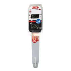 Kit de guide et chaînes pratique, comprenant un guide-chaîne Oregon AdvanceCut avec une longueur de coupe de 50 cm et deux ch ...