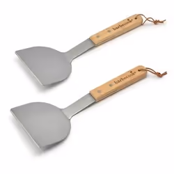 Barbecook 223.2005.055, Spatule, Acier inoxydable, Bois, Acier inoxydable, Bois, 310 mm, 2 pièce(s)
