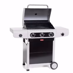 Barbecook Siesta 310 Black Edition Barbecue Chariot Gaz Noir, Acier inoxydable 12000 W