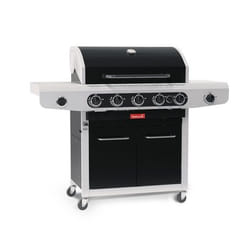 Barbecook Siesta 612 Black Edition (2020) Barbecue Chariot Gaz Noir, Acier inoxydable 14500 W