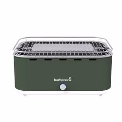 Barbecook Carlo Army Green, Grill, Charbon de bois (combustible), Balcone, Intérieure, Dessus de table, Grille, Vert, Acier s ...