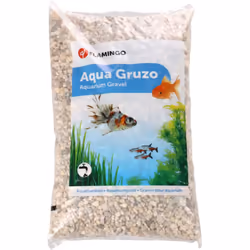 Gravier Gruzo gris sac de 2.5 Kg. pour aquarium taille gravier 3 à 6 mm Ce gravier est un substrat idéal pour les racines des ...
